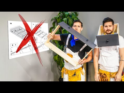 We Build IKEA Furniture WITHOUT Instructions - No Idea IKEA
