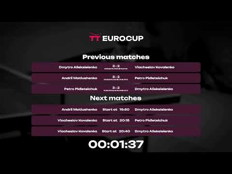 18:00 Petro Pidleteichuk - Dmytro Alieksieienko 02.10.2023 TT Euro.Cup Master. TABLE 4