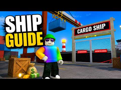 CARGO SHIP FULL GUIDE in STORAGE HUNTERS OPEN WORLD Roblox