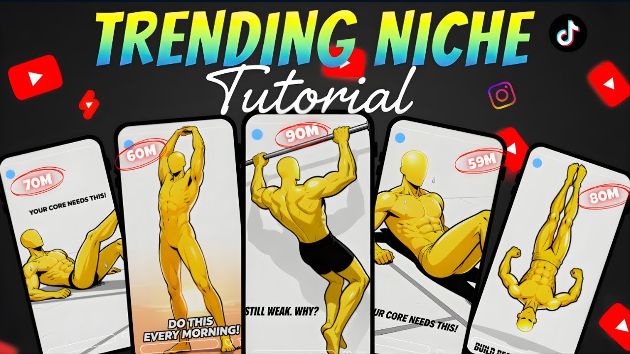 Create Viral Faceless Fitness Videos with FREE AI Tools (2025 Tutorial)