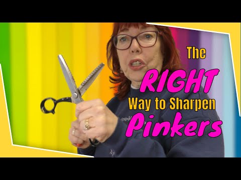 How to Sharpen Pinking Zig Zag Shears | Bonika Shears