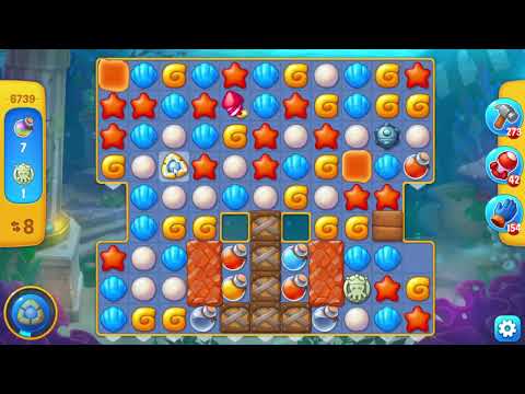 Fishdom 6739 Level - 17 moves - NO BooSTERS