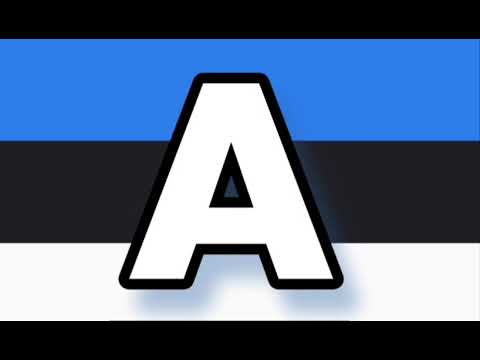 Eesti Tähestiku Laul/Estonian Alphabet Song(alphabet song part 4)