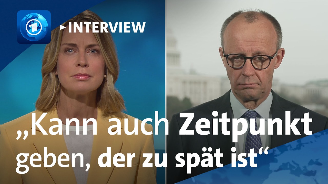 Bundeskanzler Merz spricht mit US-Präsident Trump über die Lage im Iran | tagesthemen-Interview
