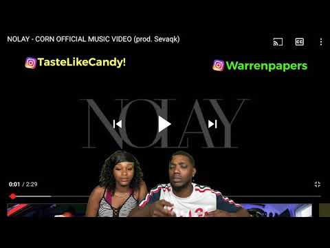 NOLAY - CORN OFFICIAL MUSIC VIDEO (prod. Sevaqk Americans Reaction