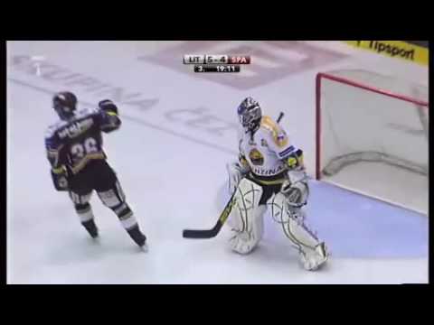 Extraliga 09/10 10. kolo Litvínov - Sparta 6:5sn