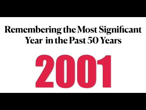 Remembering the Year 2001
