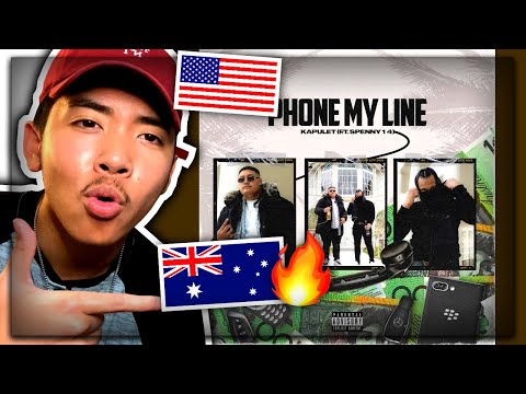 Kapulet - Phone My Line (feat. Spenny14) (ONEFOUR) AMERICAN REACTION! Australian Hip Hop Rap Music