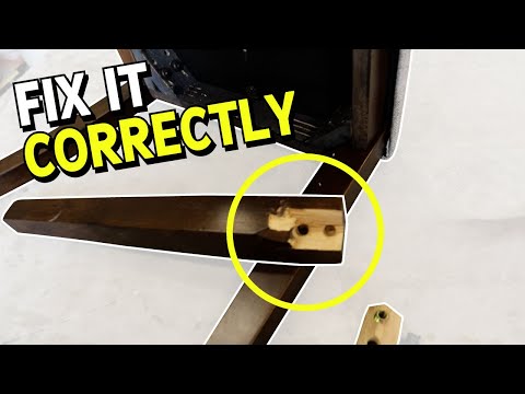 How to Repair a Wooden Chair Leg