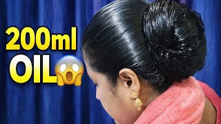 Download lagu Heavy Hair Oiling 200ml 😲 | Long Hair Secret Routine | Real Result  mp3