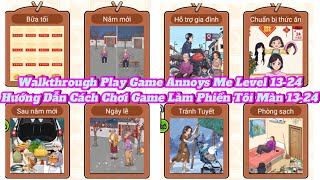 Walkthrough Play Game Annoys Me Level 13-24 | Hướng Dẫn Cách Chơi Game Làm Phiền Tôi Màn 13-24