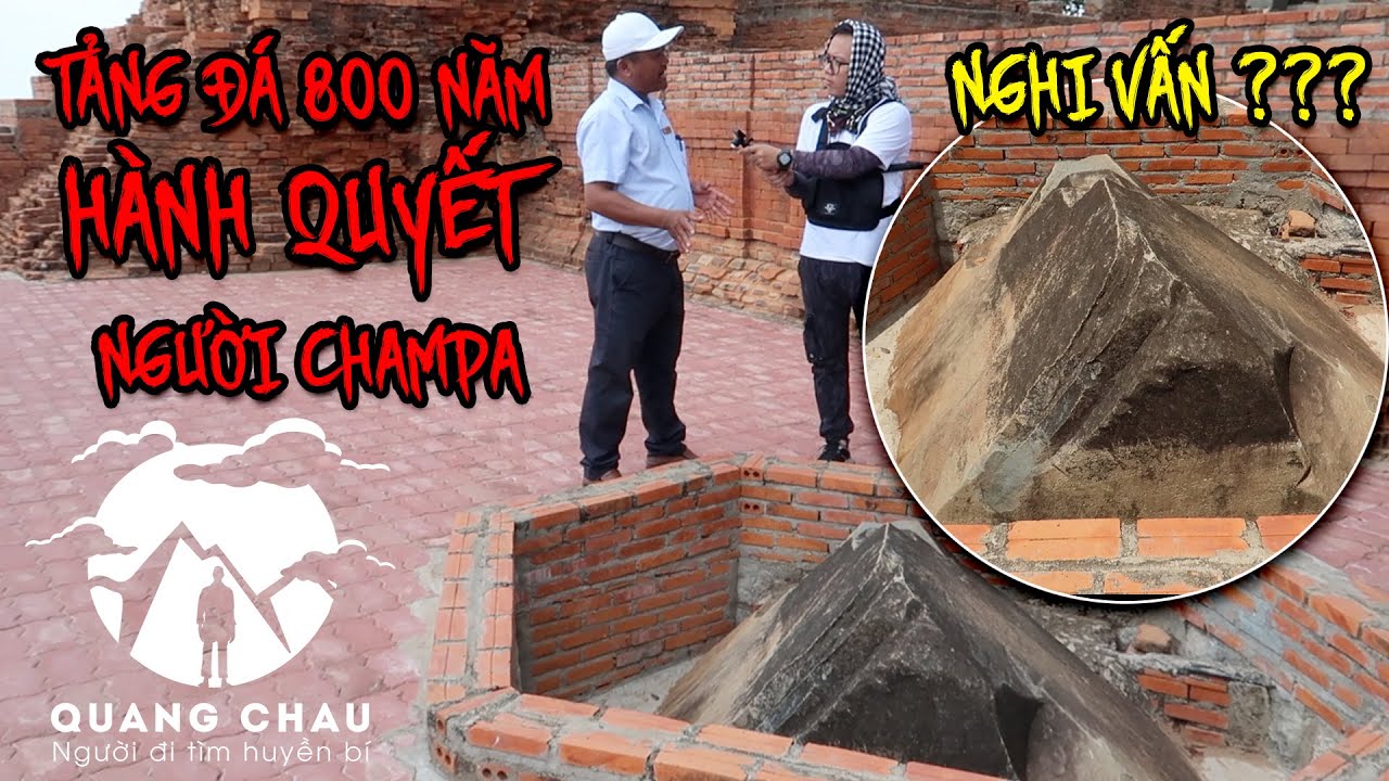 Phát hiện nghi vấn Tảng Đá Bánh Ú 800 năm Hành Quyết người Champa tại Tháp Vua Rồng Po Klong Garai