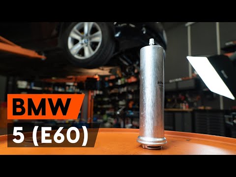 How to change fuel filter BMW E60 [TUTORIAL AUTODOC]