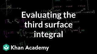 Surface Integral Ex3 part 4 - Home Stretch
