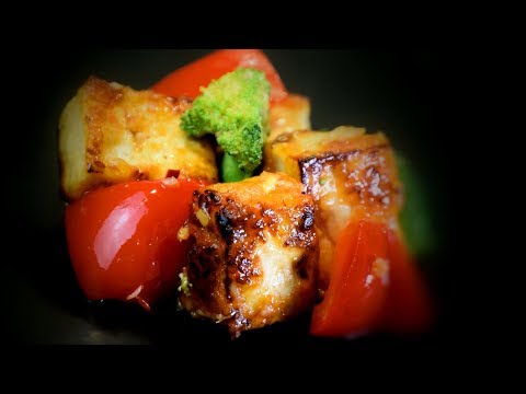 Honey Tofu & Broccoli Vegetarian Stir Fry (Chinese Style Cooking Recipe)