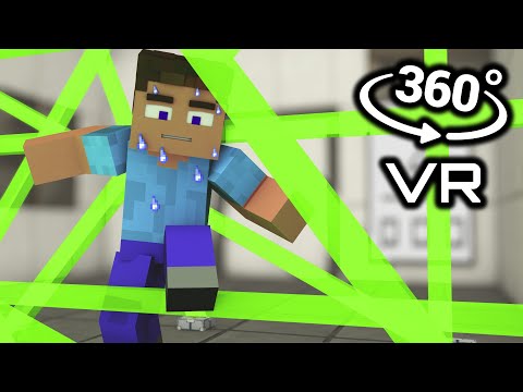 360° Video || Obstacle Course - Minecraft VR