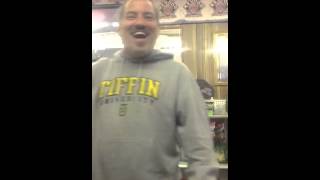 That guys wearing a wire