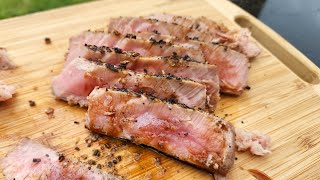 How to Grill a Tuna Steak 🐟 ♨️