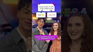 Guessing Wrong Lyrics 🎤 w/ Cast of Zombies 4 🧛🏻‍♀️ #disneychannel #zombies4