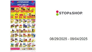 Stop & Shop Weekly Ad  - 08/29/2025 - 09/04/2025