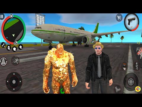 Lava Stone Giant Bought Airplane by Naxeex #35 - Süper Kahraman Lav Taşı Dev Adam - Android Gameplay
