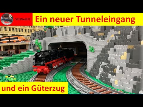 Dietmar´s Brick-World (117) Der Eisenbahntunnel zum Schattenbahnhof