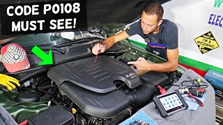 DODGE CHARGER CODE P0108 MAP SENSOR, CHECK ENGINE LIGHT ON