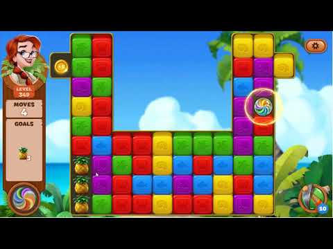 Lost Island Blast Adventure Level 349 - No Boosters