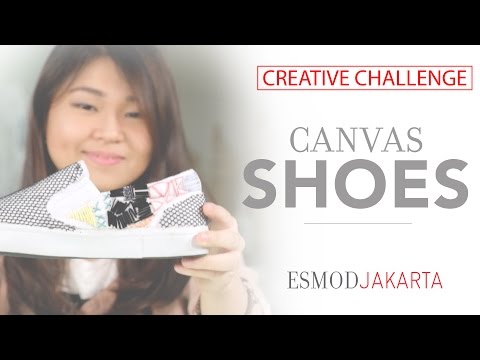 ESMOD Jakarta | Creative Challenge #02 : Canvas Shoes