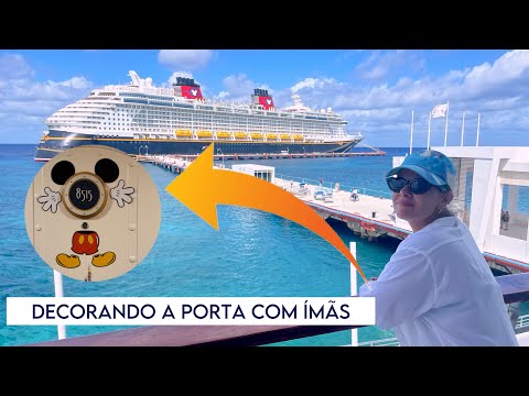 DECORANDO A PORTA CRUZEIRO DA DISNEY