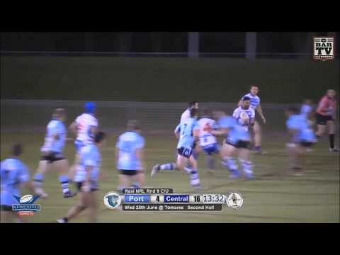 Real NRL Round 9 catch up First Grade Highlights   Port v Central