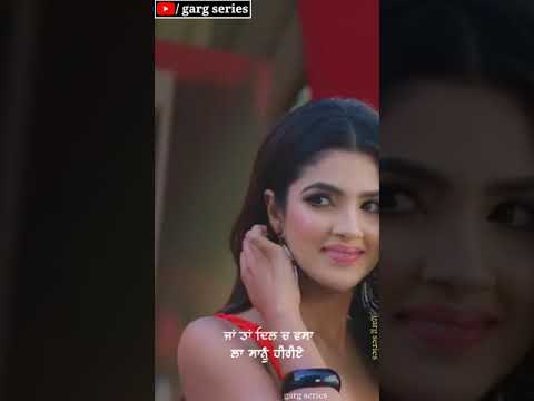 Matwaliye Song Status | Satinder Sartaj | Diljot | Lyrical Punjabi WhatsApp Status | Garg Series