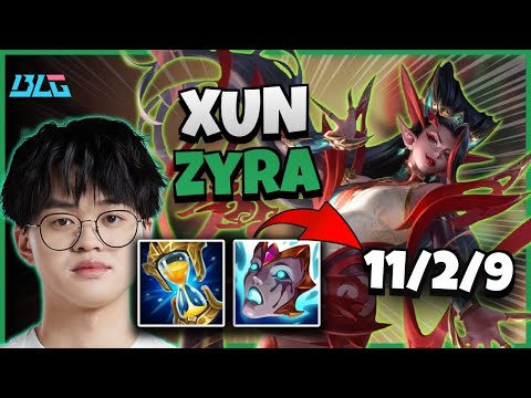 BLG XUN Zyra vs Skarner | 14.16