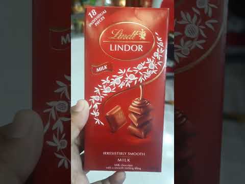 Lindt Lindor Milk chocolate #ytshorts #shortfeed #food #viral #lindtchocolate #uae #trendingonshorts