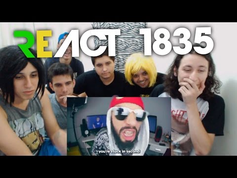 [ft. MANEIRANDO E THE DOOM] React 1835 Dan Bull VS. Mussoumano | Batalha de Youtubers (prod. Wzy)