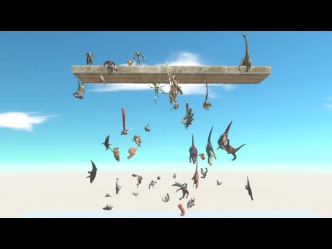 All Units Falling - Animal Revolt Battle Simulator