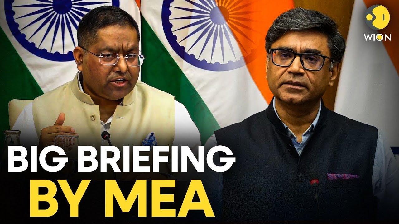 MEA LIVE: Weekly Media Briefing By The Official Spokesperson Of MEA | WION
