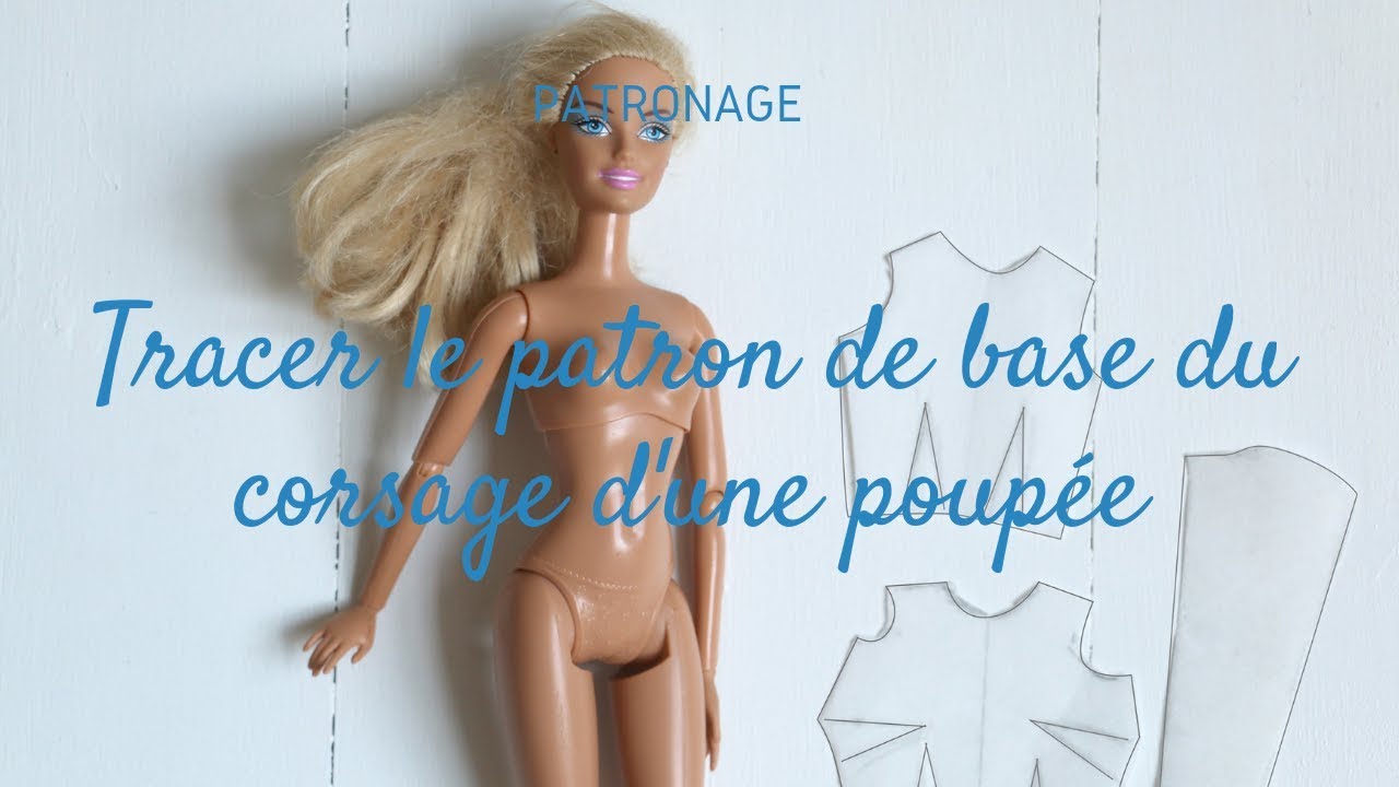 Fabriquer le patron de base du corsage pour une poupée