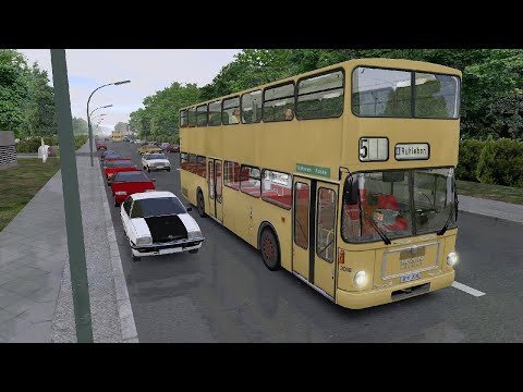 Omsi 2 Addon Berlin-Spandau 1986 - Route 5 Nervenklinik - U Ruhleben (PC)