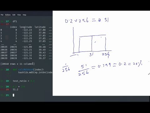 Python Machine Learning 2 Test Train Split Md5 Hash Coding For All