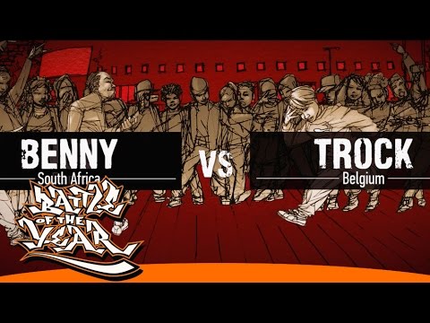 BOTY 2014 - 1 VS 1 - QUARTER FINAL - BENNY (ZA) VS TROCK (BE) [BOTY TV]