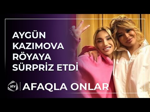 Aygün Kazımovanın sürprizi xalq artistini ŞOKA SALDI