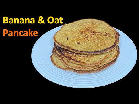 Yummy Healthy Banana & Oats Pancake यसरि बनाउनुस (Recipe in Nepali) [ENG Sub]