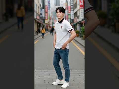 Áo Thun Polo Nam Phối Sọc In Logo Trước Ngực (Big Size) Áo Thun Polo Nam Phối Sọc In Logo Trước Ngực (Big Size)