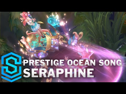 Prestige Ocean Song Seraphine Skin Spotlight - Pre-Release - League of Legends