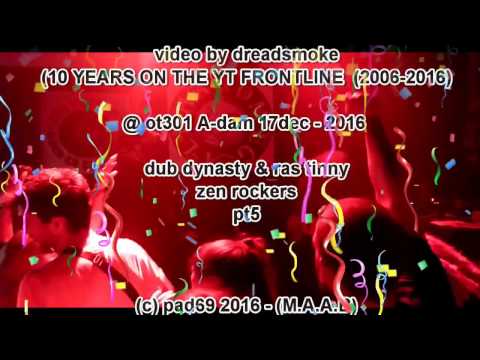 DUB DYNASTY ft Christine Omega & Ras Tinny - Thundering Mantis (Raw dub) @ ot301 A-dam 17-12-2016