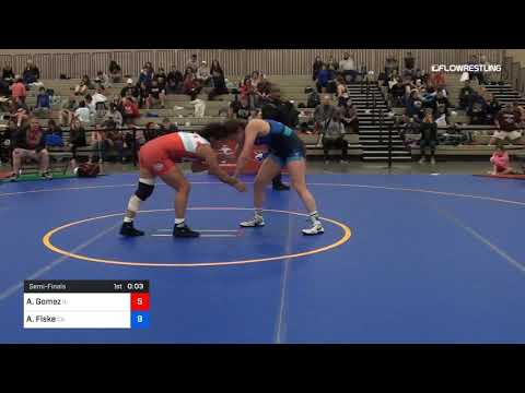 72 Kg Semifinal Alexis Gomez Team Illinois Vs Alyvia Fiske Team California