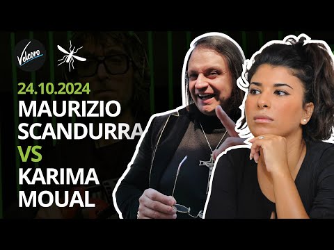 Maurizio Scandurra vs Karima Moual - La Zanzara del 24.10.2024