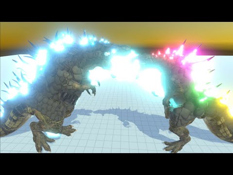 SHINGODDZILLASAURUS VS SHINGODZILLASAURUS EPIC BATTLES -   ANIMAL REVOLT BATTLE SIMULATORS