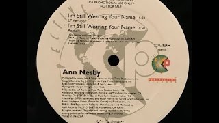 Ann Nesby - I&#39;m still wearing your name 12inch Remix